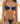 Luxury Sustainable Swimwear Navy Floral Summer Spring Bikini Bottom