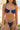 Luxury Sustainable Swimwear Navy Floral Summer Spring Bikini Bottom