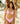 Floral Pattern Purple Womens High Waisted Swimwear Swimsuit Bikini Summer Spring Fashion